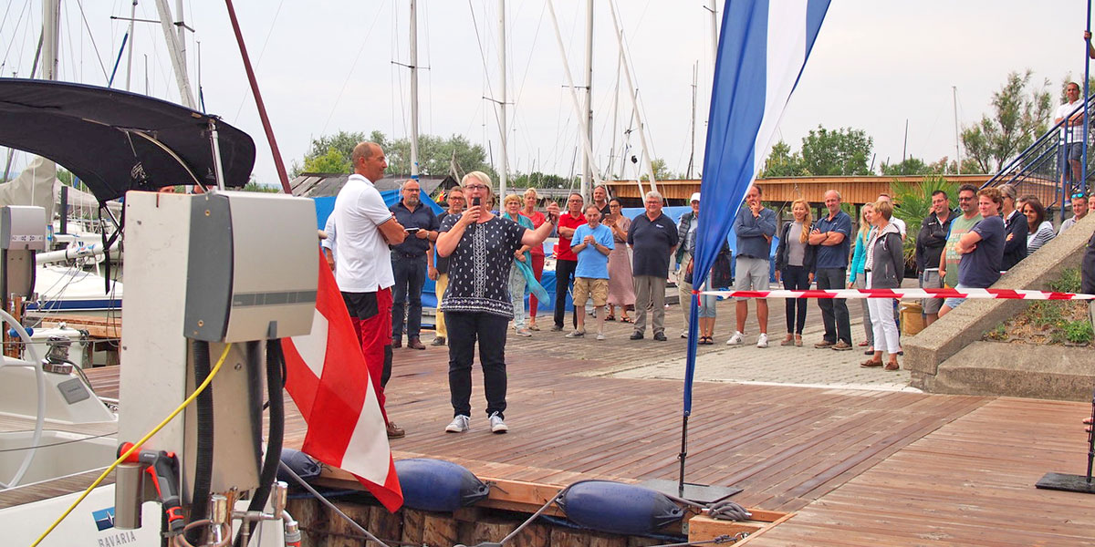 Opening of the new habour